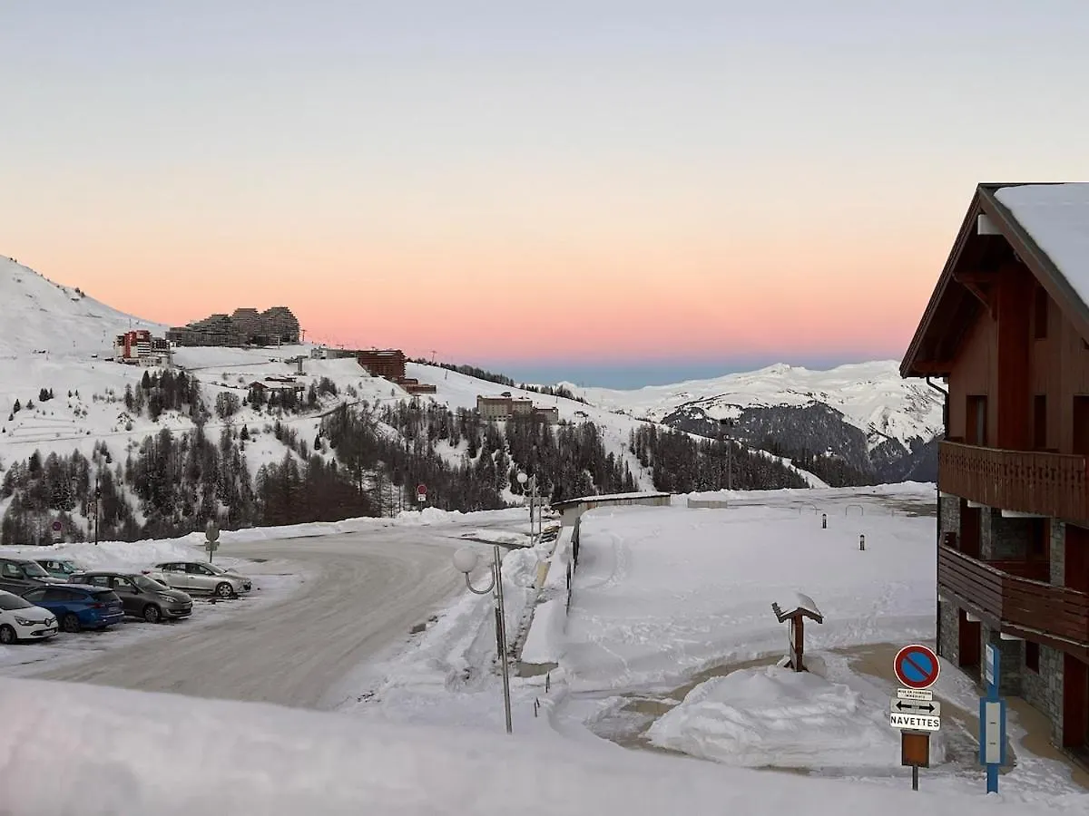 Skis Aux Pieds Et Modernite La Plagne-Tarentaise Fransa